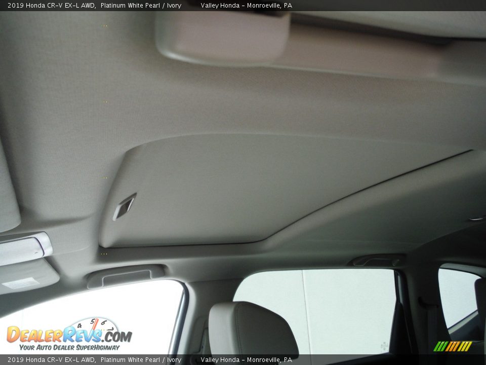 2019 Honda CR-V EX-L AWD Platinum White Pearl / Ivory Photo #11