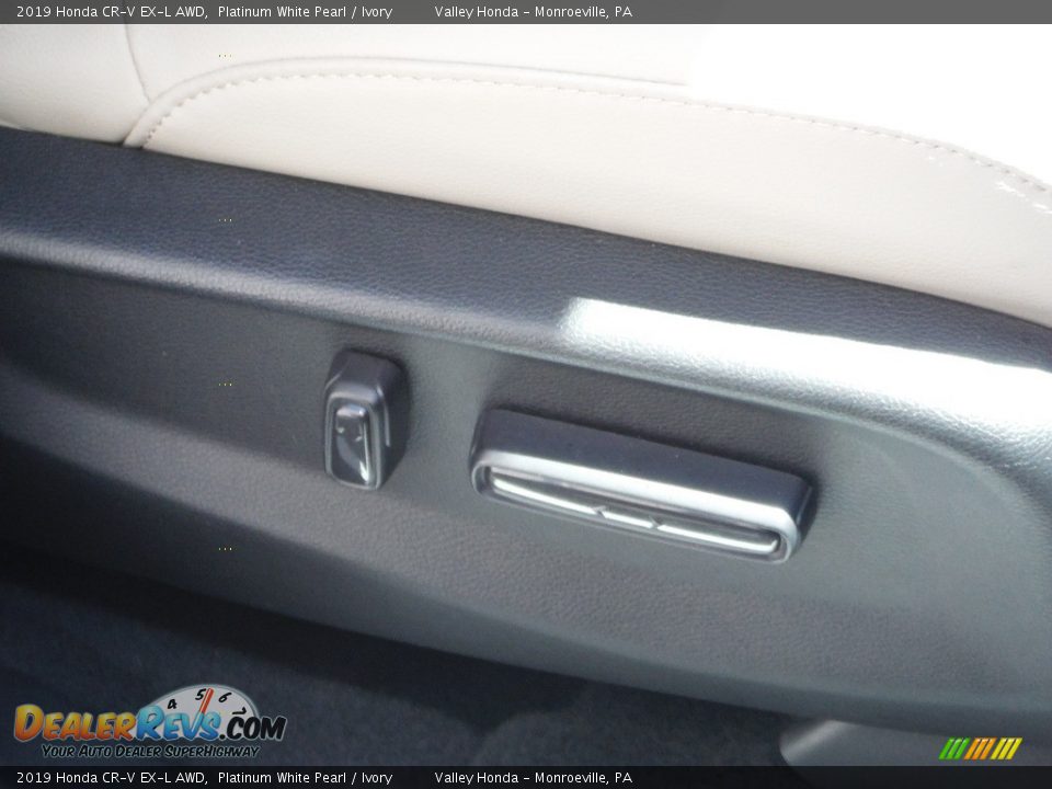 2019 Honda CR-V EX-L AWD Platinum White Pearl / Ivory Photo #14