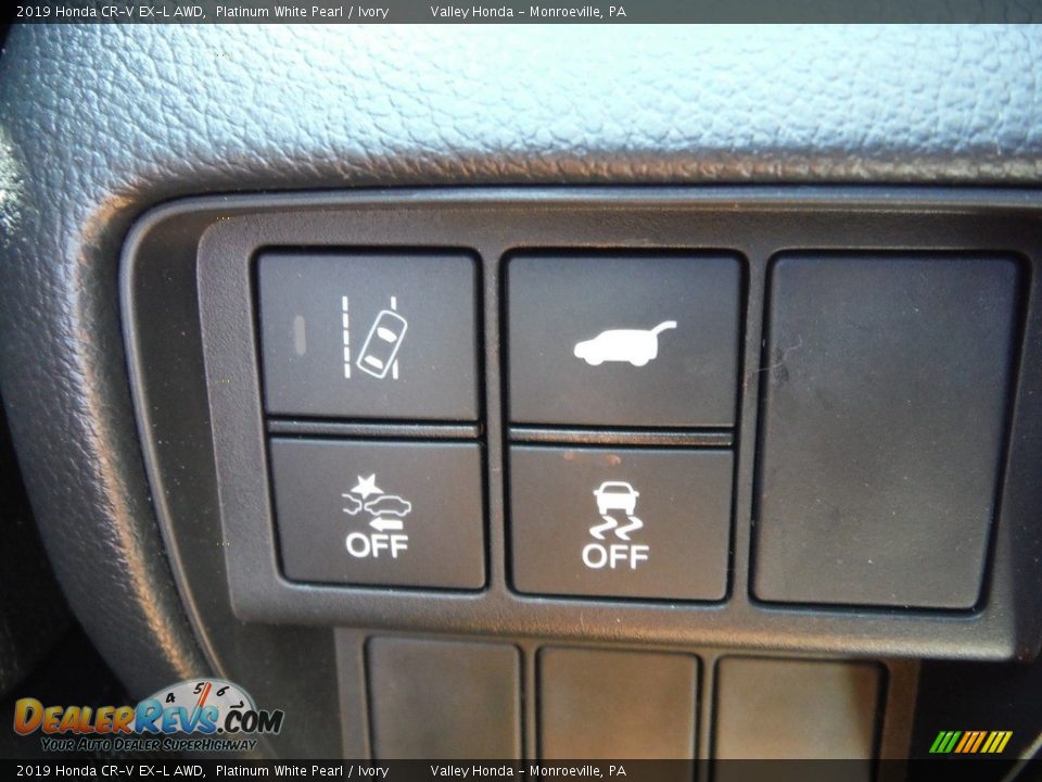 2019 Honda CR-V EX-L AWD Platinum White Pearl / Ivory Photo #16