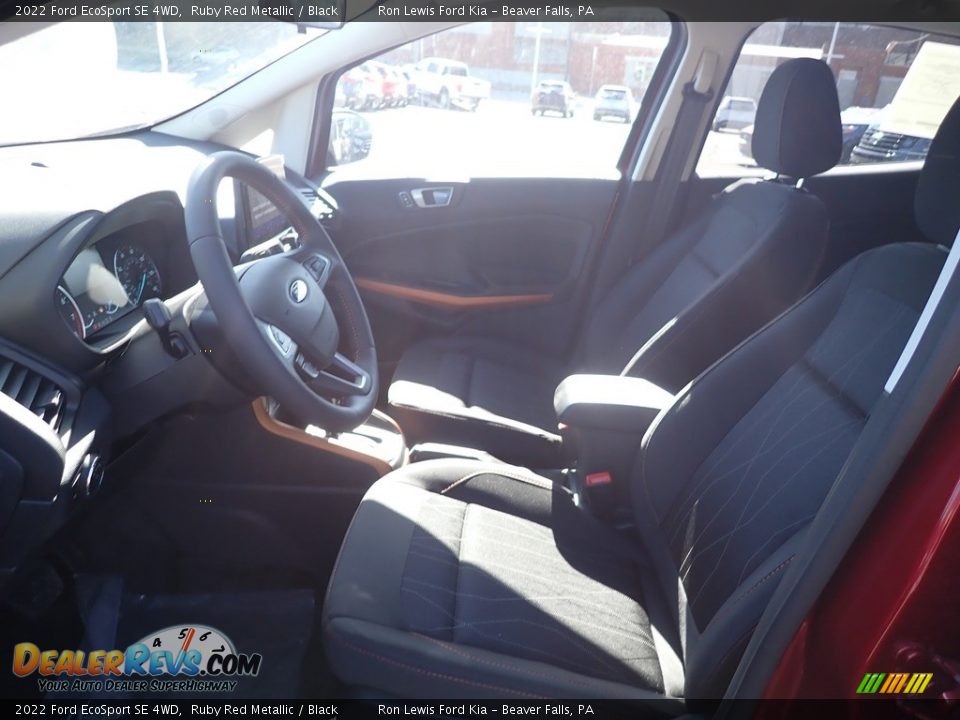 2022 Ford EcoSport SE 4WD Ruby Red Metallic / Black Photo #14