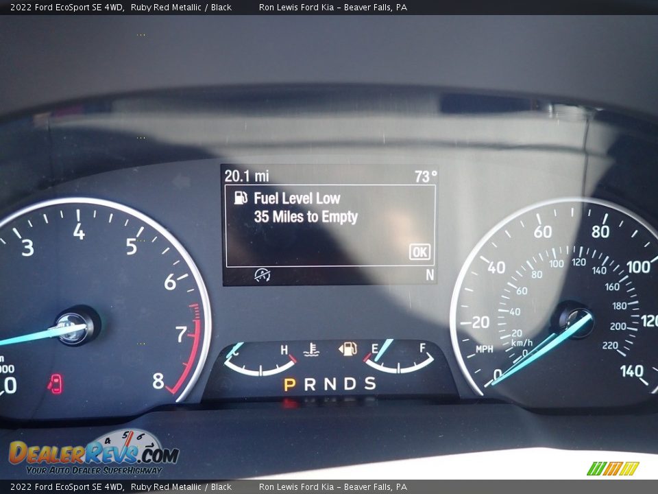 2022 Ford EcoSport SE 4WD Gauges Photo #16