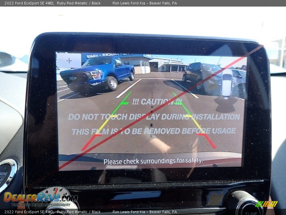 2022 Ford EcoSport SE 4WD Ruby Red Metallic / Black Photo #18
