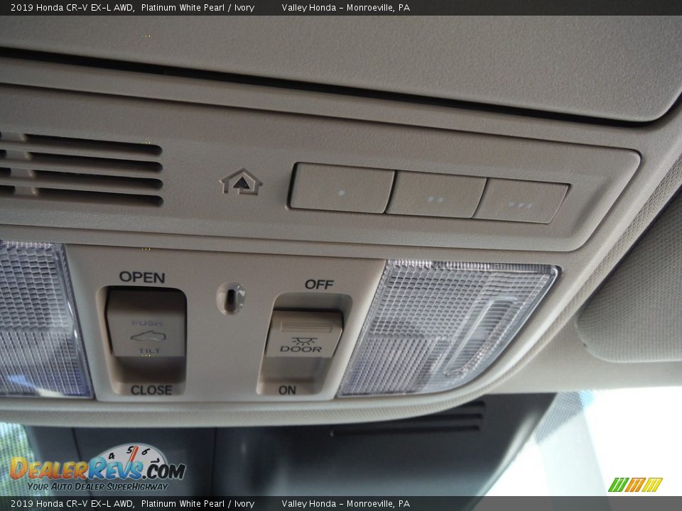 2019 Honda CR-V EX-L AWD Platinum White Pearl / Ivory Photo #22
