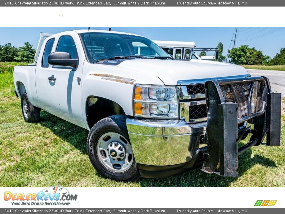 2013 Chevrolet Silverado 2500HD Work Truck Extended Cab Summit White / Dark Titanium Photo #1