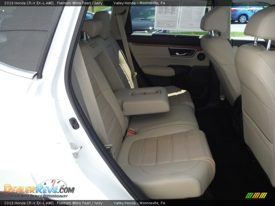 2019 Honda CR-V EX-L AWD Platinum White Pearl / Ivory Photo #26