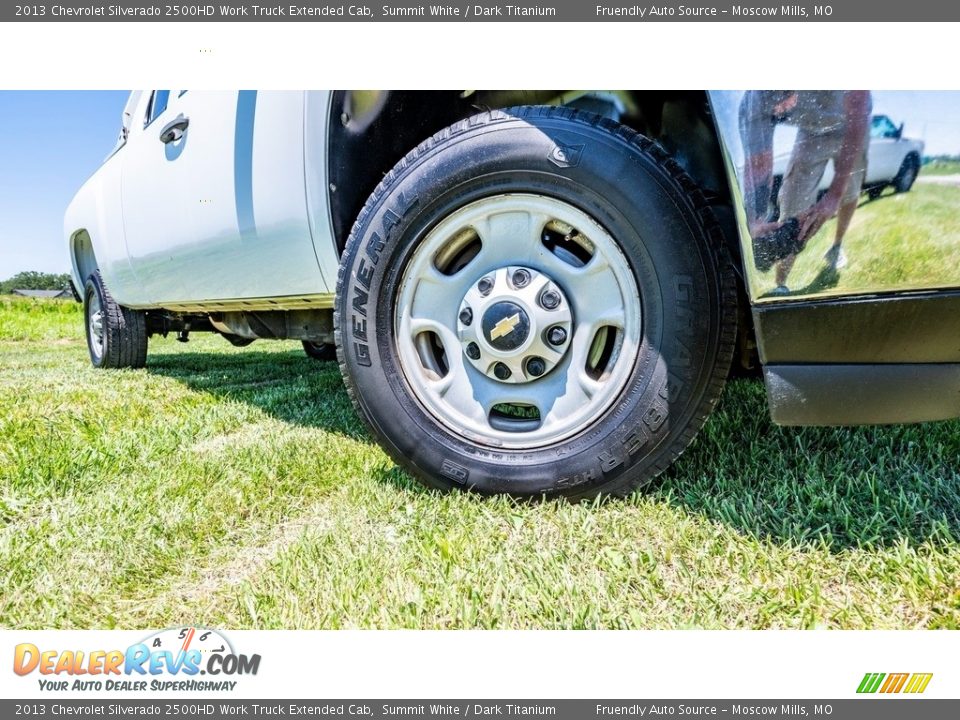 2013 Chevrolet Silverado 2500HD Work Truck Extended Cab Summit White / Dark Titanium Photo #2