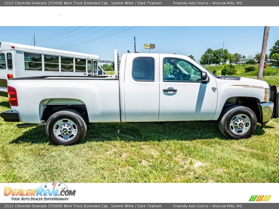 2013 Chevrolet Silverado 2500HD Work Truck Extended Cab Summit White / Dark Titanium Photo #3