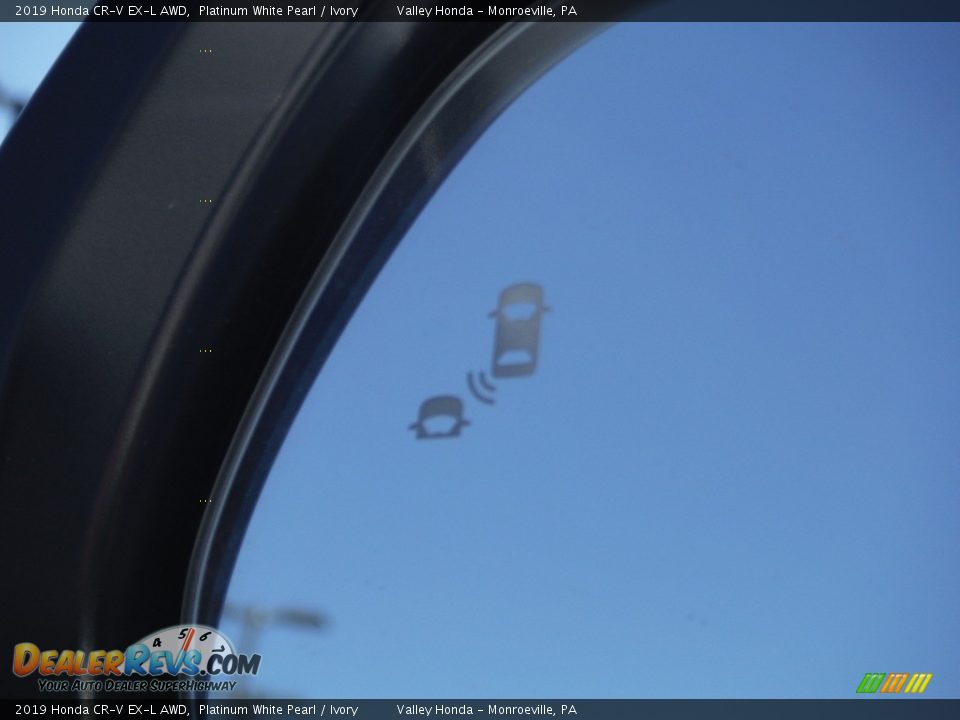 2019 Honda CR-V EX-L AWD Platinum White Pearl / Ivory Photo #28