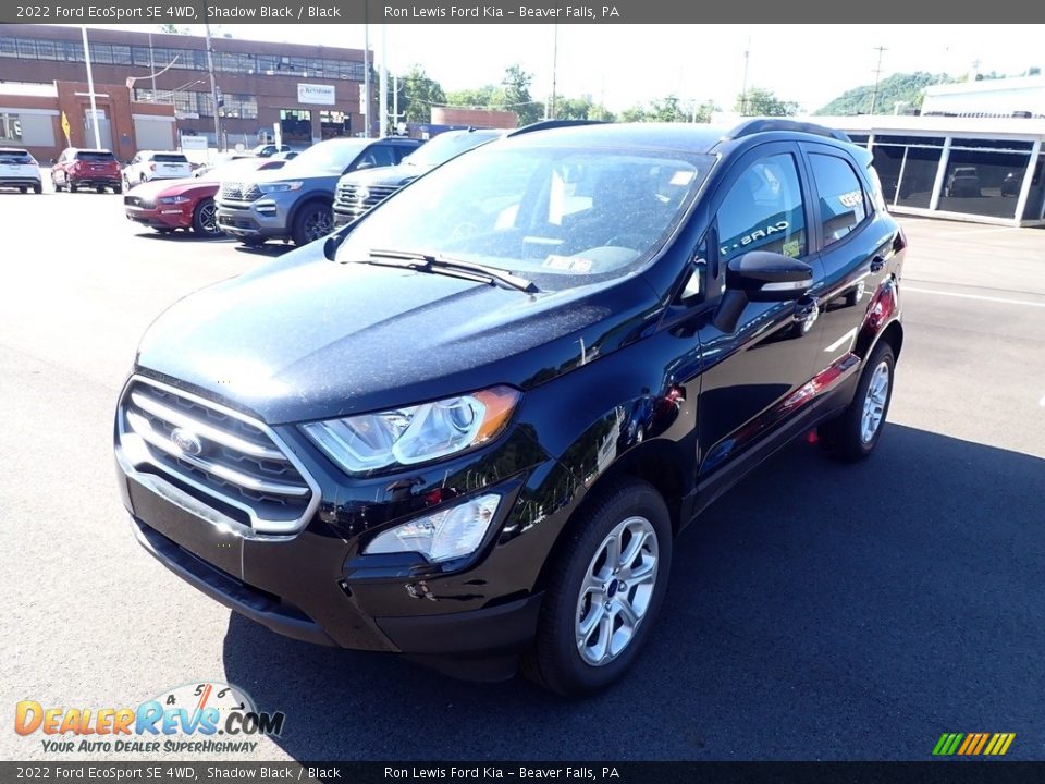 2022 Ford EcoSport SE 4WD Shadow Black / Black Photo #4