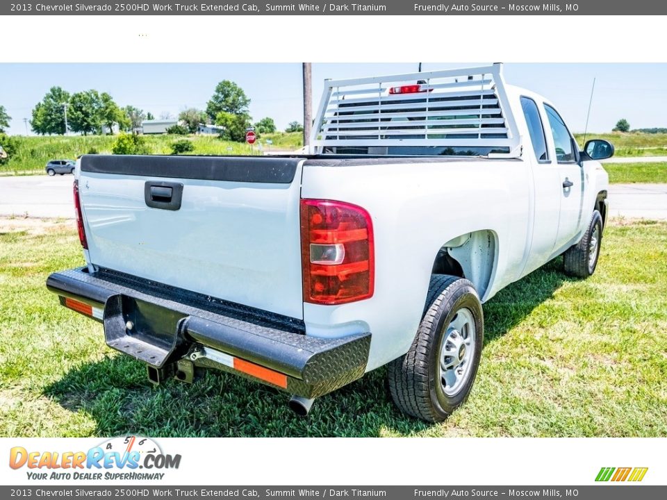 2013 Chevrolet Silverado 2500HD Work Truck Extended Cab Summit White / Dark Titanium Photo #4