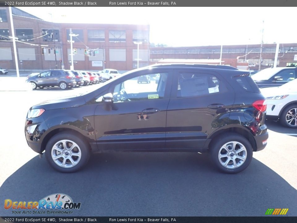 Shadow Black 2022 Ford EcoSport SE 4WD Photo #5
