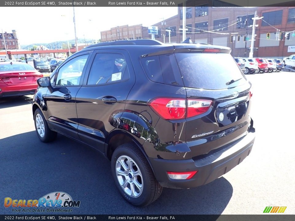 2022 Ford EcoSport SE 4WD Shadow Black / Black Photo #6