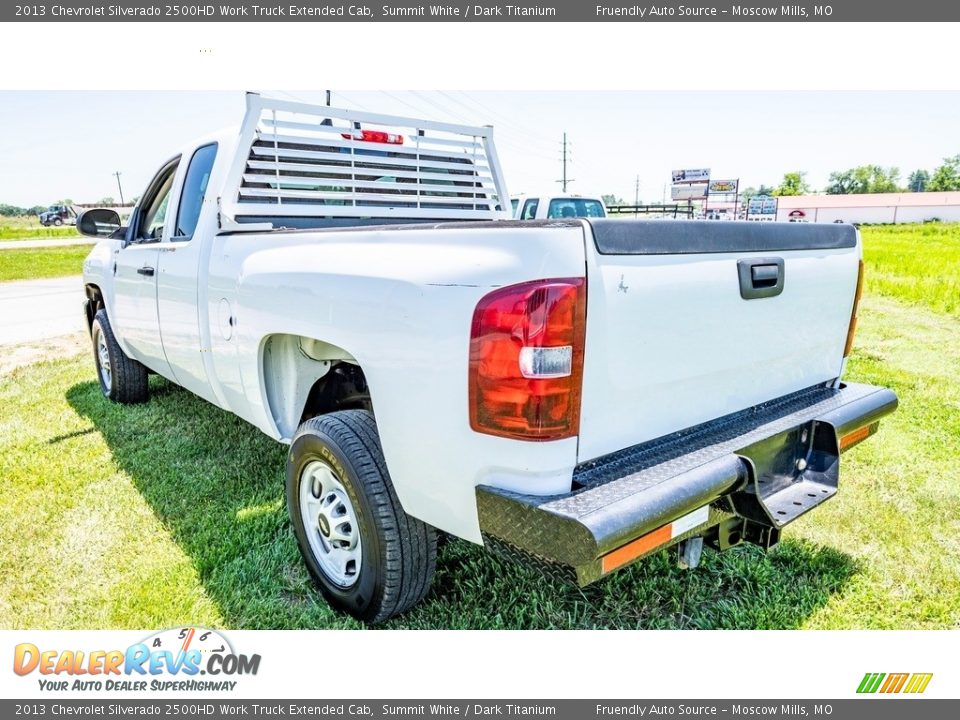 2013 Chevrolet Silverado 2500HD Work Truck Extended Cab Summit White / Dark Titanium Photo #6