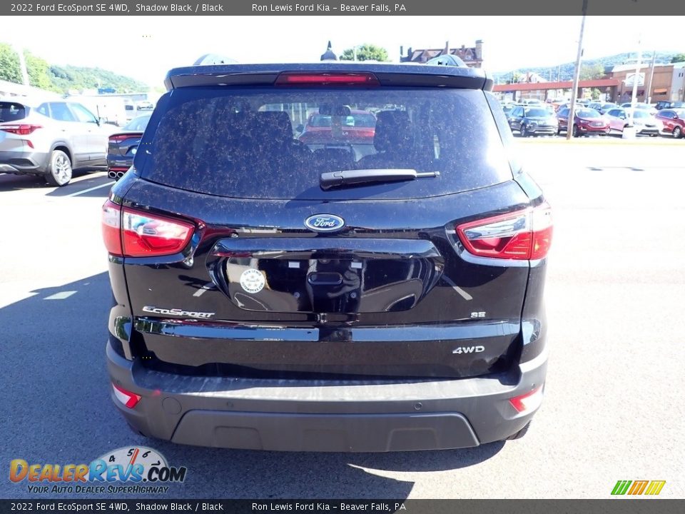 2022 Ford EcoSport SE 4WD Shadow Black / Black Photo #7