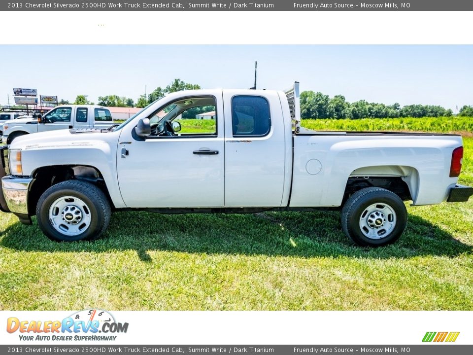 2013 Chevrolet Silverado 2500HD Work Truck Extended Cab Summit White / Dark Titanium Photo #7