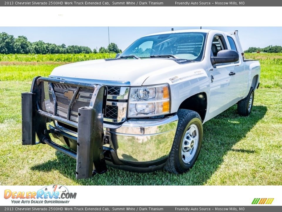 2013 Chevrolet Silverado 2500HD Work Truck Extended Cab Summit White / Dark Titanium Photo #8