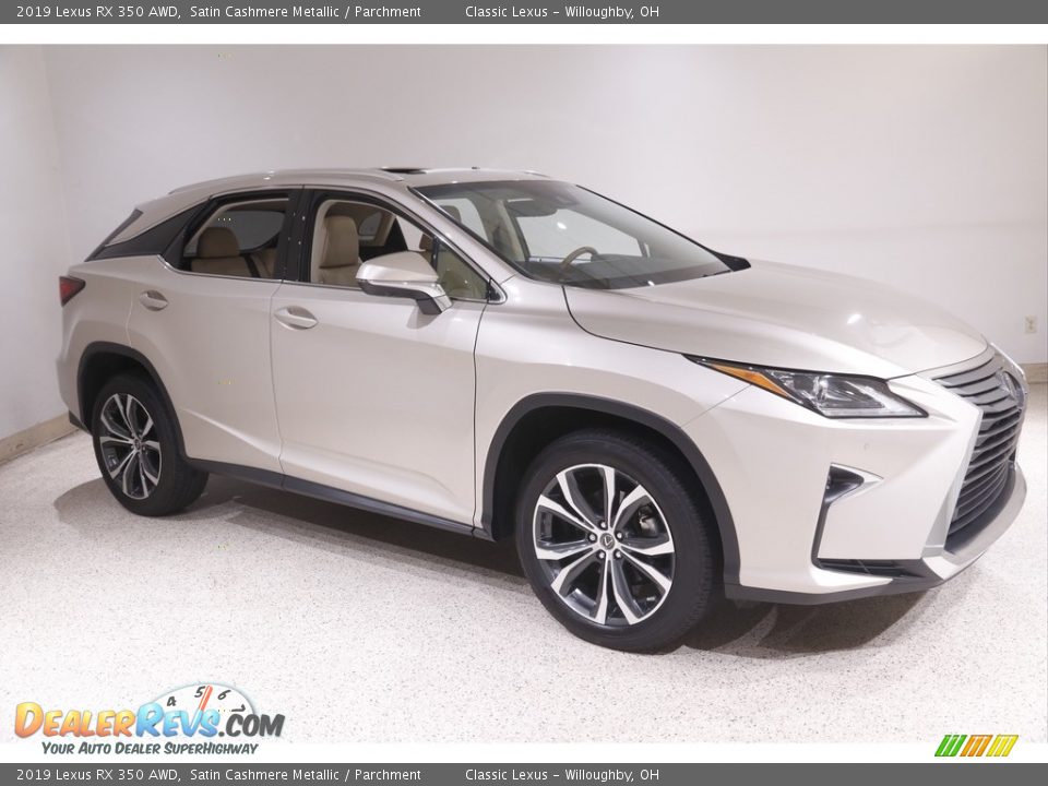 2019 Lexus RX 350 AWD Satin Cashmere Metallic / Parchment Photo #1