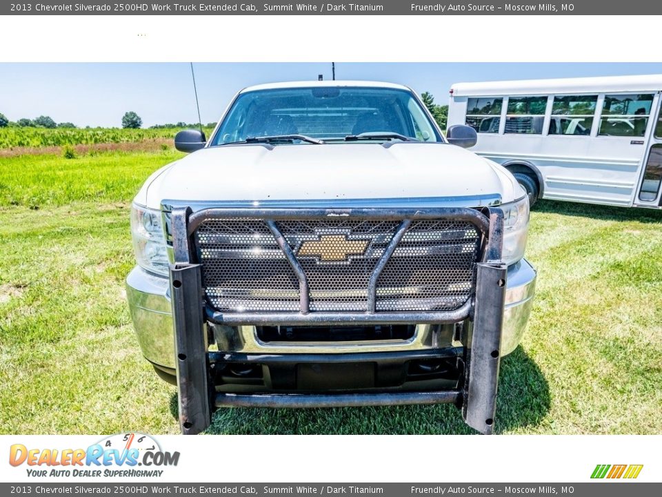 2013 Chevrolet Silverado 2500HD Work Truck Extended Cab Summit White / Dark Titanium Photo #9