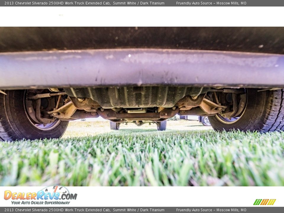 2013 Chevrolet Silverado 2500HD Work Truck Extended Cab Summit White / Dark Titanium Photo #10