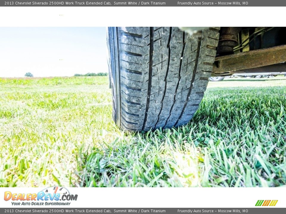 2013 Chevrolet Silverado 2500HD Work Truck Extended Cab Summit White / Dark Titanium Photo #11