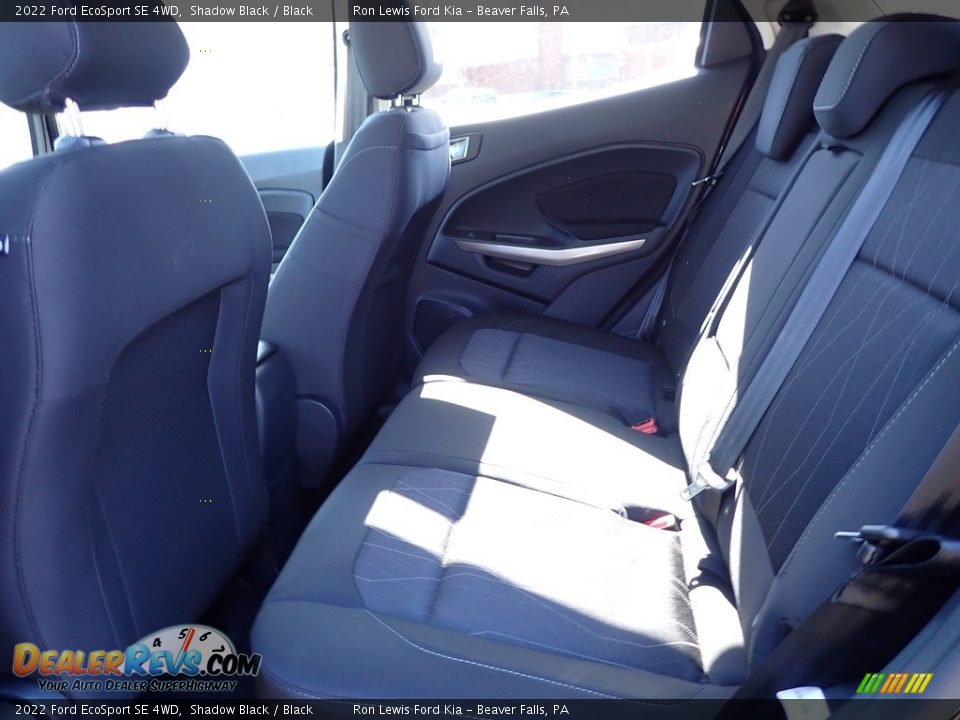 Rear Seat of 2022 Ford EcoSport SE 4WD Photo #12