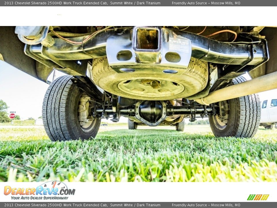 2013 Chevrolet Silverado 2500HD Work Truck Extended Cab Summit White / Dark Titanium Photo #13