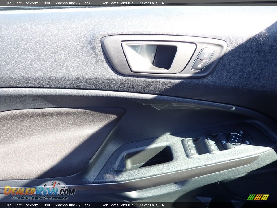 2022 Ford EcoSport SE 4WD Shadow Black / Black Photo #15
