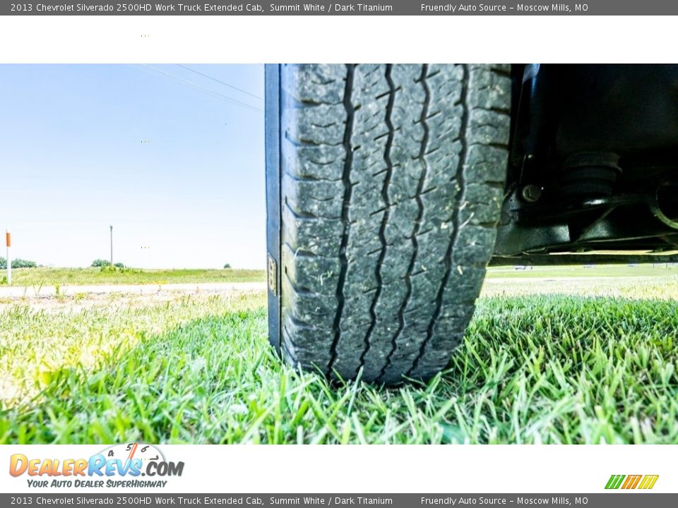 2013 Chevrolet Silverado 2500HD Work Truck Extended Cab Summit White / Dark Titanium Photo #15