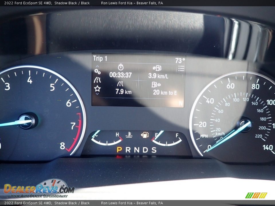 2022 Ford EcoSport SE 4WD Gauges Photo #16