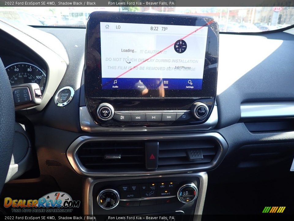 2022 Ford EcoSport SE 4WD Shadow Black / Black Photo #17