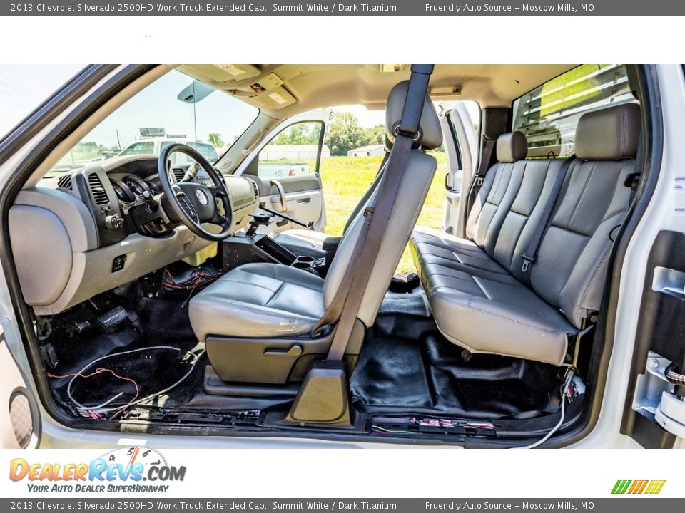 2013 Chevrolet Silverado 2500HD Work Truck Extended Cab Summit White / Dark Titanium Photo #18