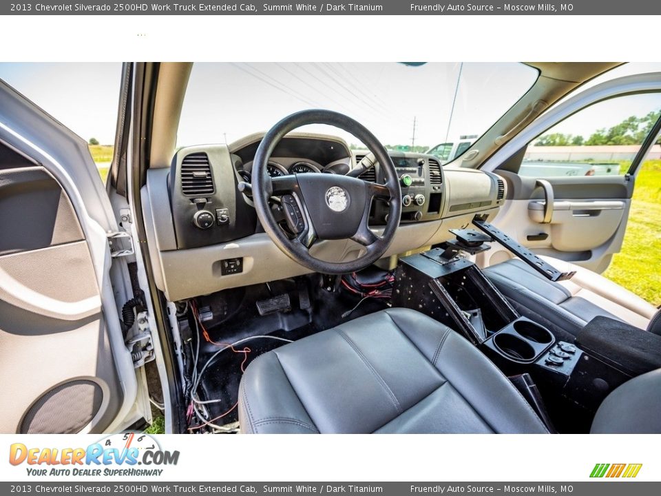 2013 Chevrolet Silverado 2500HD Work Truck Extended Cab Summit White / Dark Titanium Photo #19