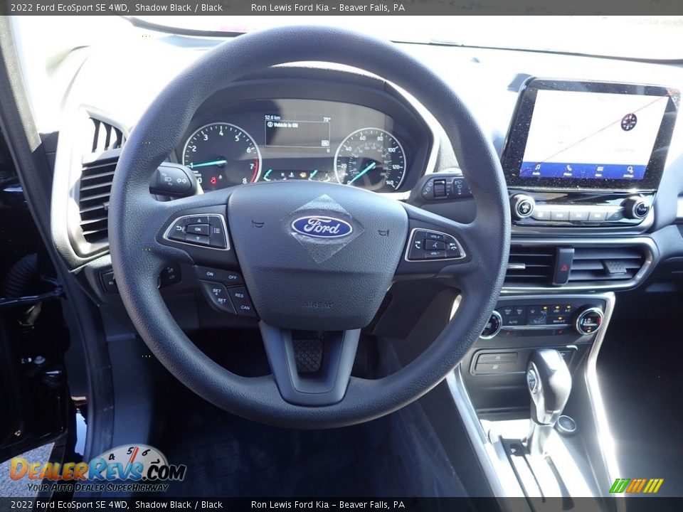 2022 Ford EcoSport SE 4WD Steering Wheel Photo #19