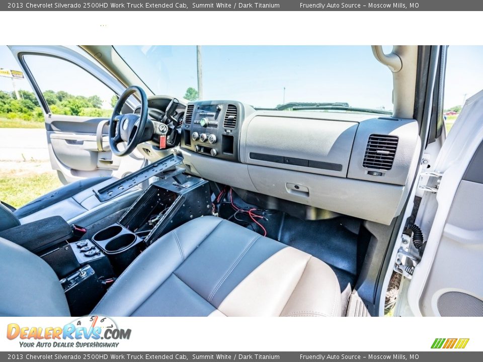 2013 Chevrolet Silverado 2500HD Work Truck Extended Cab Summit White / Dark Titanium Photo #21