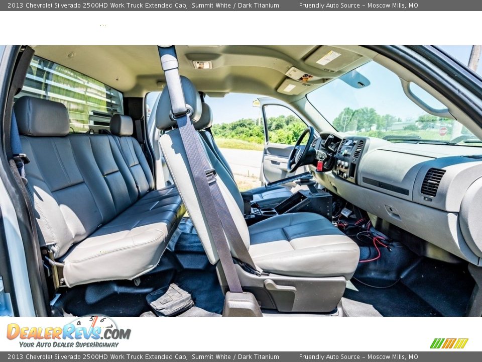 2013 Chevrolet Silverado 2500HD Work Truck Extended Cab Summit White / Dark Titanium Photo #22