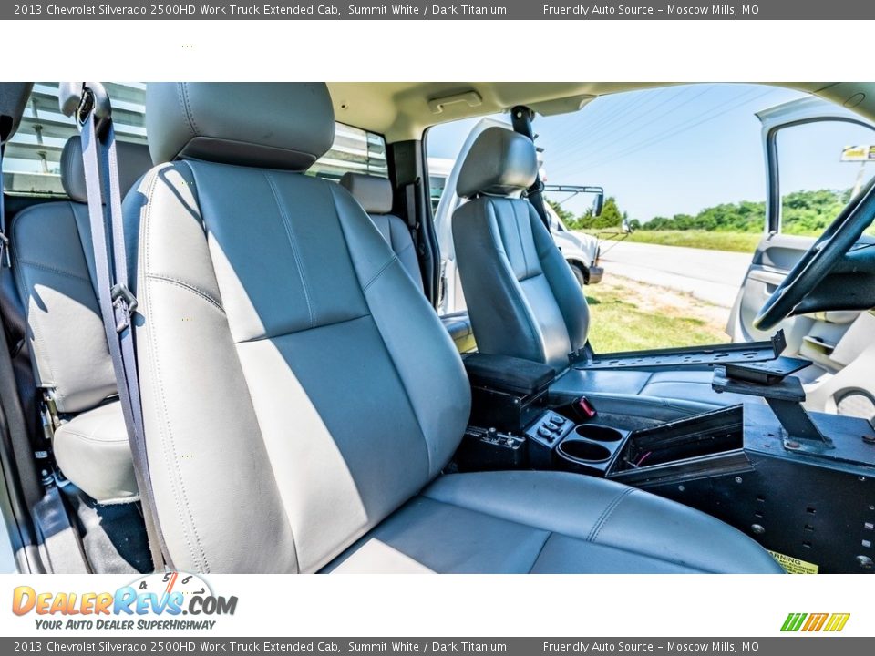 2013 Chevrolet Silverado 2500HD Work Truck Extended Cab Summit White / Dark Titanium Photo #23