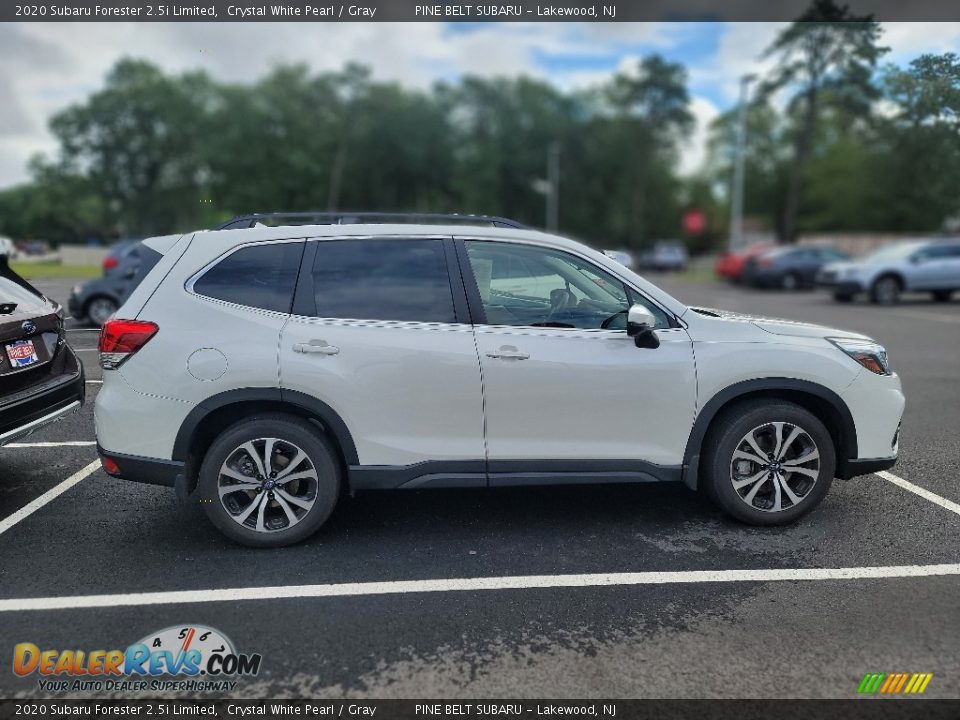 2020 Subaru Forester 2.5i Limited Crystal White Pearl / Gray Photo #5
