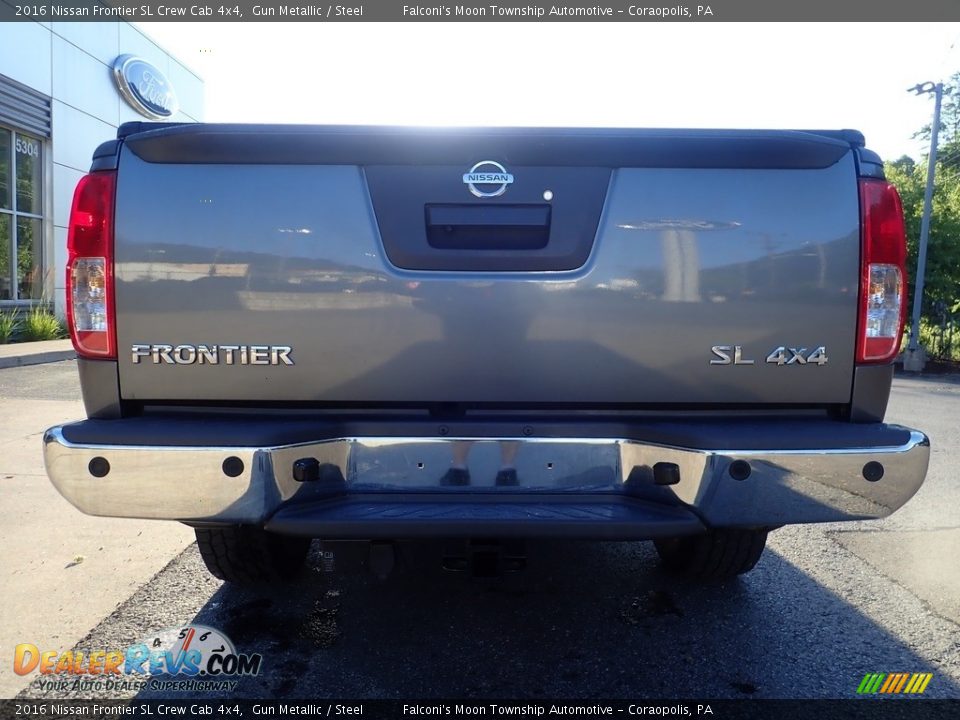 2016 Nissan Frontier SL Crew Cab 4x4 Gun Metallic / Steel Photo #3
