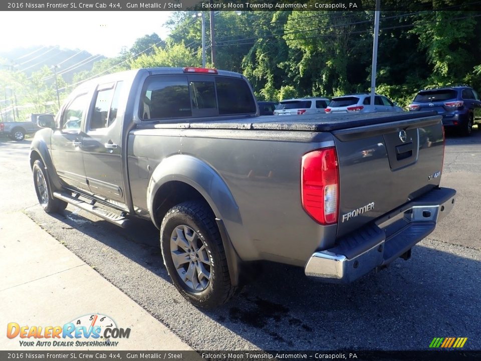 2016 Nissan Frontier SL Crew Cab 4x4 Gun Metallic / Steel Photo #4