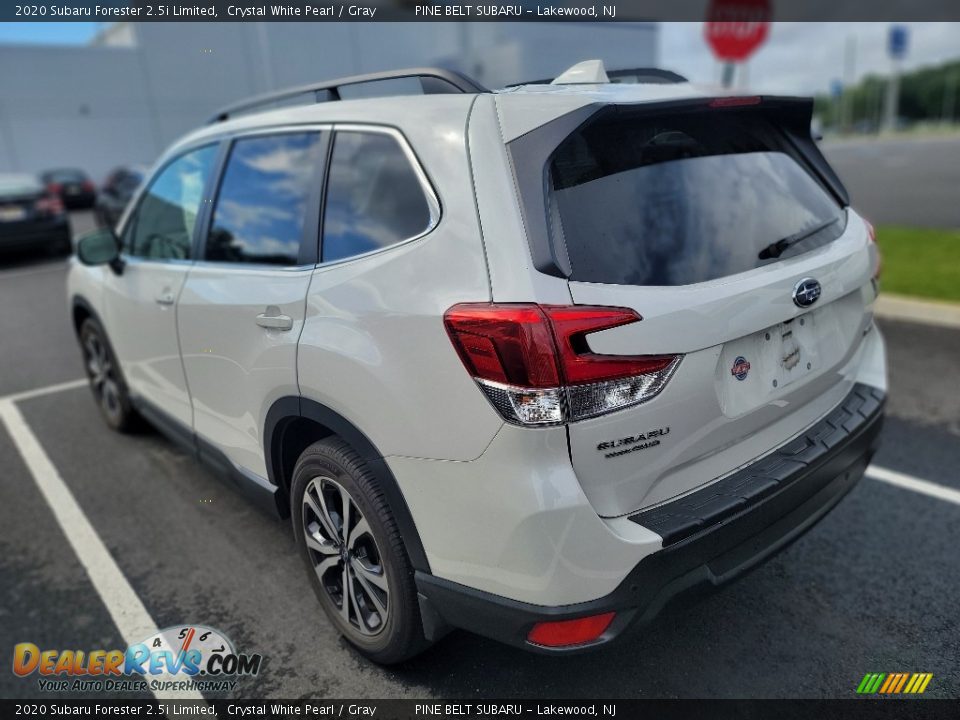 2020 Subaru Forester 2.5i Limited Crystal White Pearl / Gray Photo #7