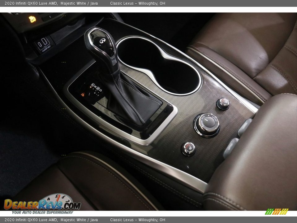 2020 Infiniti QX60 Luxe AWD Majestic White / Java Photo #15