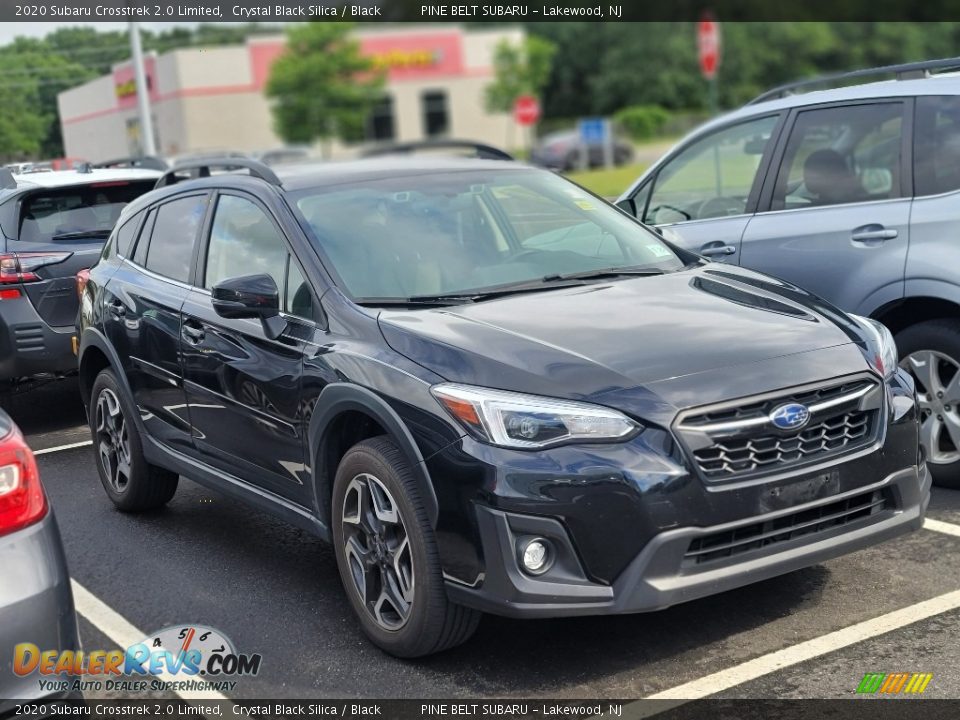 2020 Subaru Crosstrek 2.0 Limited Crystal Black Silica / Black Photo #3