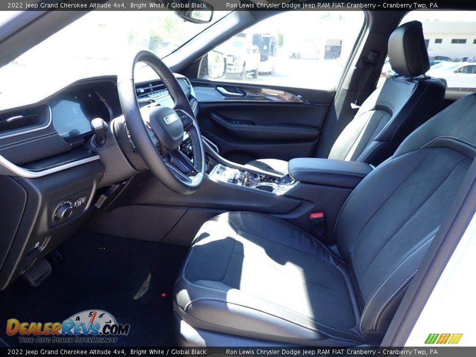 2022 Jeep Grand Cherokee Altitude 4x4 Bright White / Global Black Photo #14