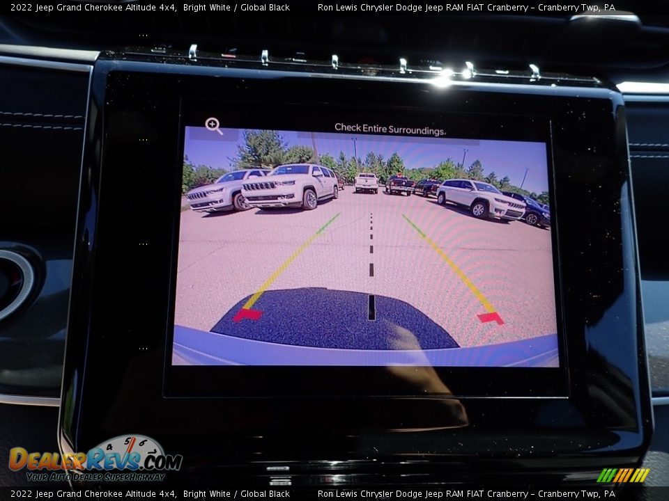 2022 Jeep Grand Cherokee Altitude 4x4 Bright White / Global Black Photo #18