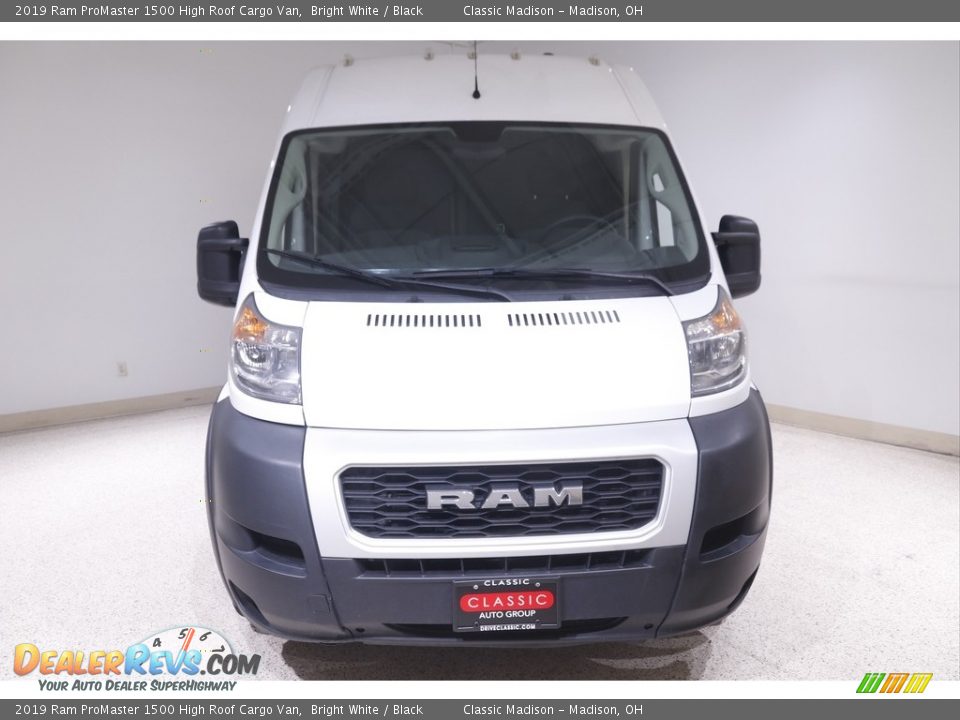 2019 Ram ProMaster 1500 High Roof Cargo Van Bright White / Black Photo #2