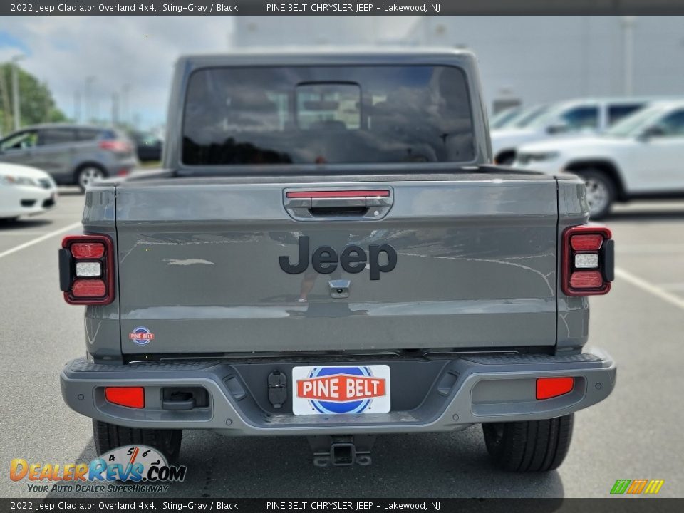 2022 Jeep Gladiator Overland 4x4 Sting-Gray / Black Photo #5