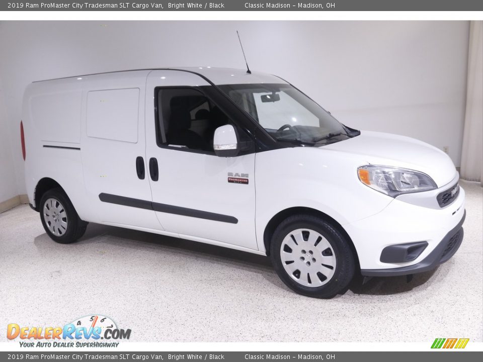 2019 Ram ProMaster City Tradesman SLT Cargo Van Bright White / Black Photo #1