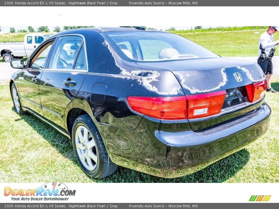 2005 Honda Accord EX-L V6 Sedan Nighthawk Black Pearl / Gray Photo #6