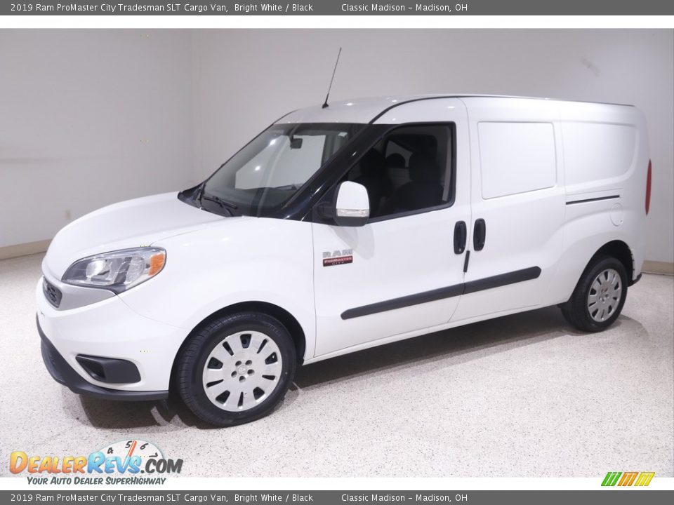 2019 Ram ProMaster City Tradesman SLT Cargo Van Bright White / Black Photo #3