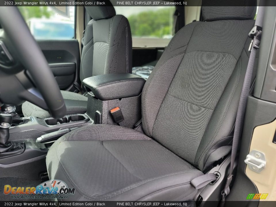 Front Seat of 2022 Jeep Wrangler Willys 4x4 Photo #9